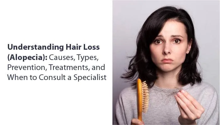 Understanding Hair Loss (Alopecia): Causes, Types, Prevention, Treatments, and When to Consult a Specialist