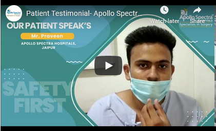 Mr. Praveen, Apollo Spectra Hospitals, Jaipur