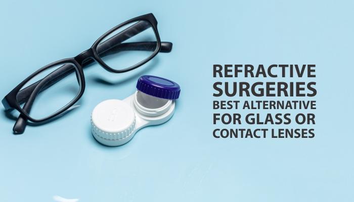 Refractive (LASIK & Phakic lens) Eye Surgeries, a best alternative for Glasses or Contact lens