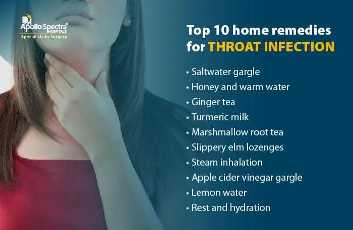 गले के संक्रमण के लिए शीर्ष 10 घरेलू उपचार