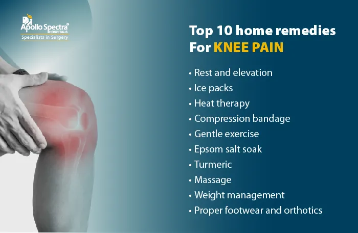 Top 10 Hausmittel gegen Knieschmerzen