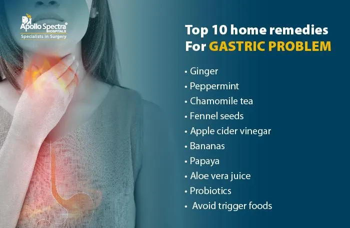 Top 10 Home Remedies for Gastric Problem