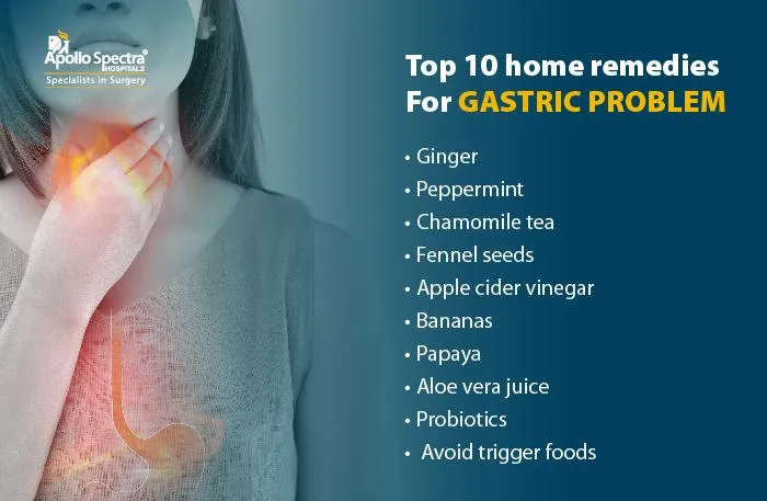 Top 10 des remèdes maison pour les problèmes gastriques