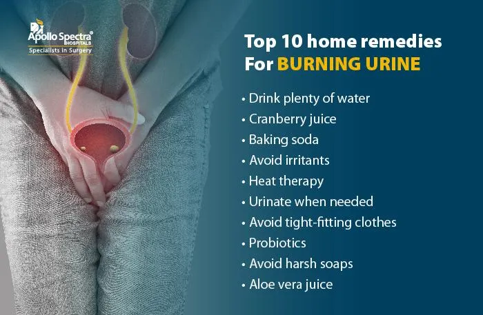 Die 10 besten Hausmittel gegen brennenden Urin.