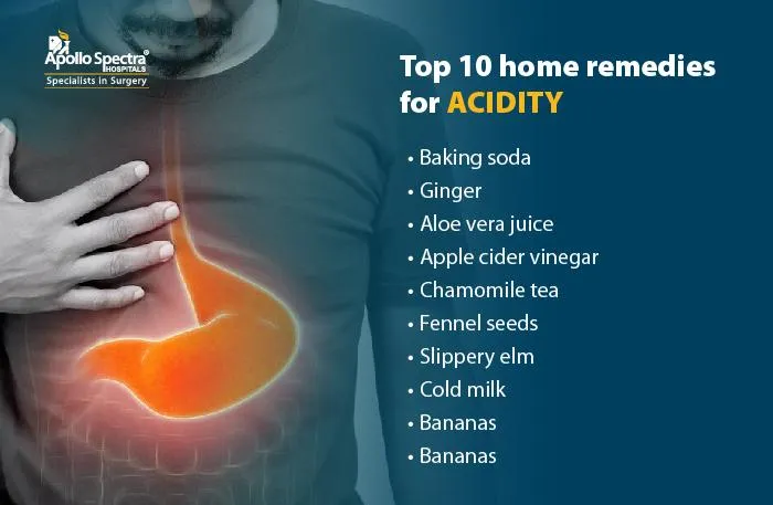 Top 10 des remèdes maison pour l'acidité