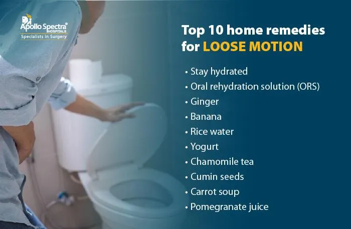 Top 10-Home Remedies for Loose Motion