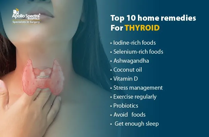 थाइरोइडको लागि शीर्ष 10 घरेलु उपचार