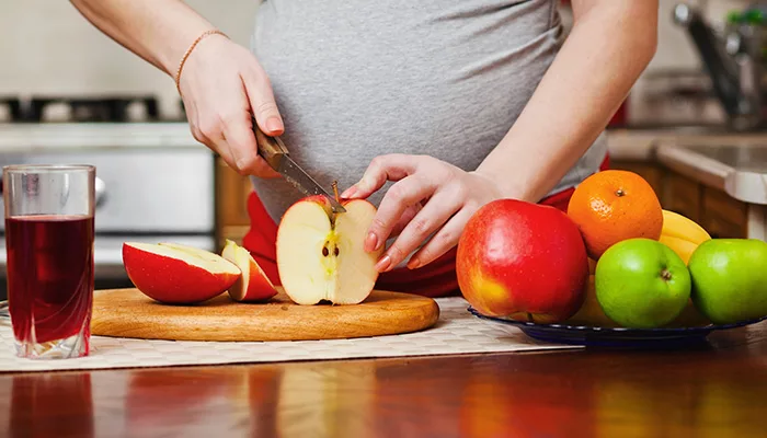 Diät während der ersten Schwangerschaft