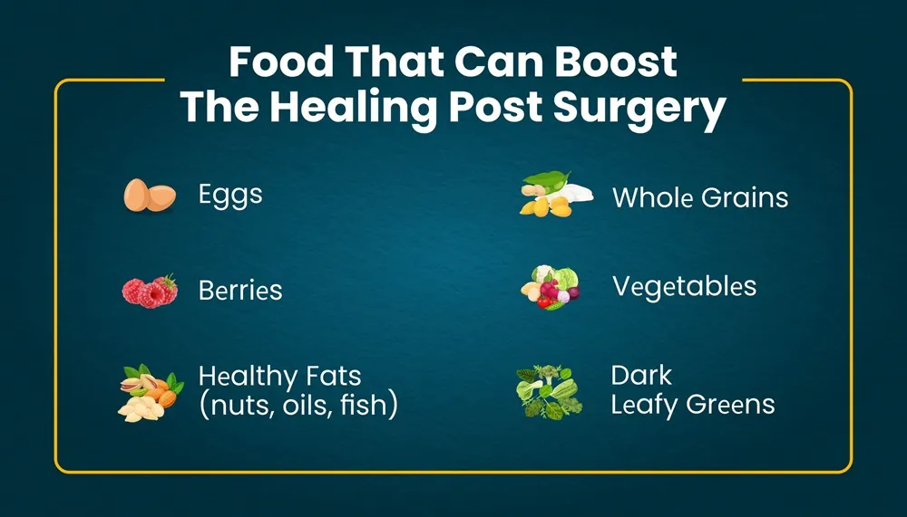 الأطعمة التي يجب تناولها بعد الجراحة لتعزيز الشفاء