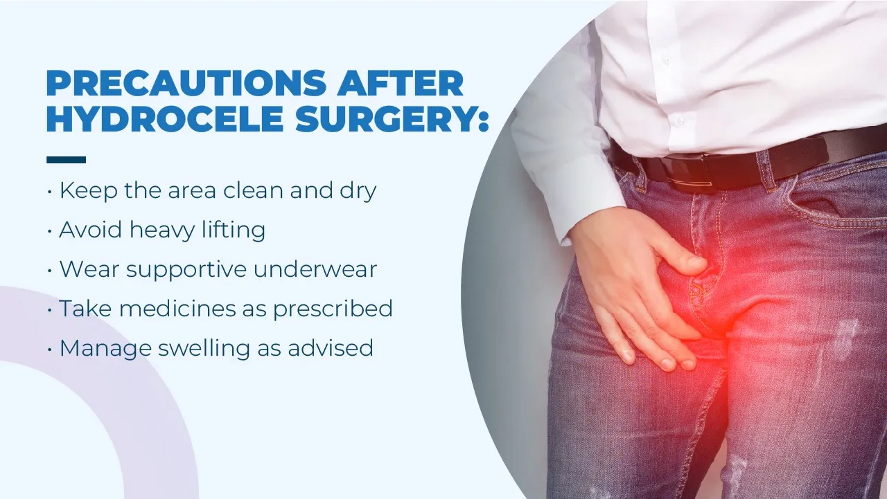Precautions After Hydrocele Surgery