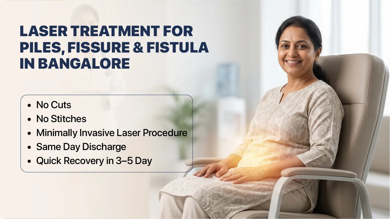 Laser Piles, Fissure & Fistula Treatment in Bangalore: Advanced Pain-Free Options