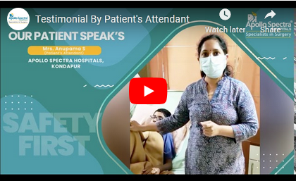 Frau Anupama S (Patientenbetreuerin), Apollo Spectra Hospitals, Kondapur