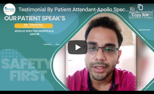 นายสันดีป (ผู้ดูแลผู้ป่วย), Apollo Spectra Hospitals, Jaipur