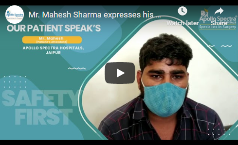 Mr. Mahesh Sharma, Apollo Spectra Hospitals, Jaipur